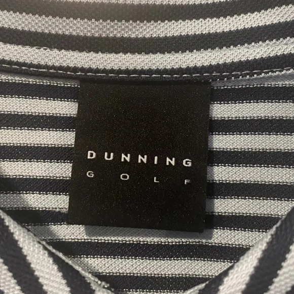 Dunning Golf Striped Polo Shirt Mens Size XL (150) - Picture 3 of 7